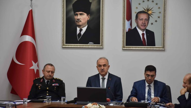 İL GÜVENLİK VE ASAYİŞ KOORDİNASYON TOPLANTISI YAPILDI