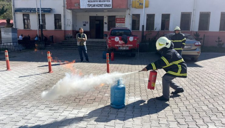 GÖNÜLLÜ İTFAİYECİLİK EĞİTİMLERİ DEVAM EDİYOR