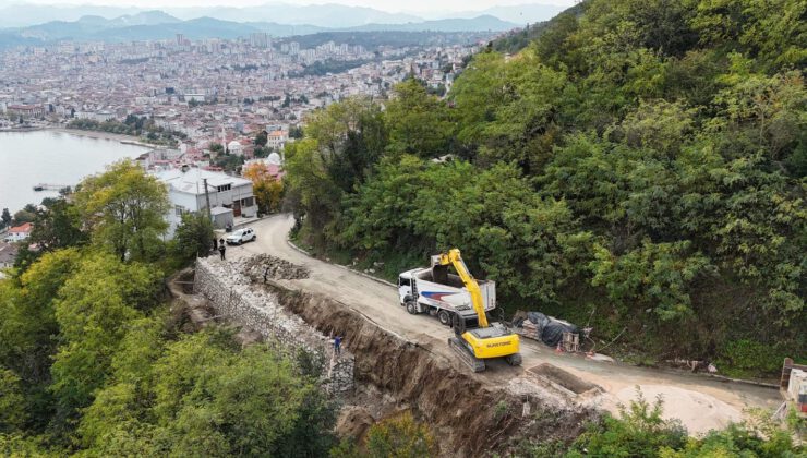 ESKİ BOZTEPE YOLU YENİLENİYOR